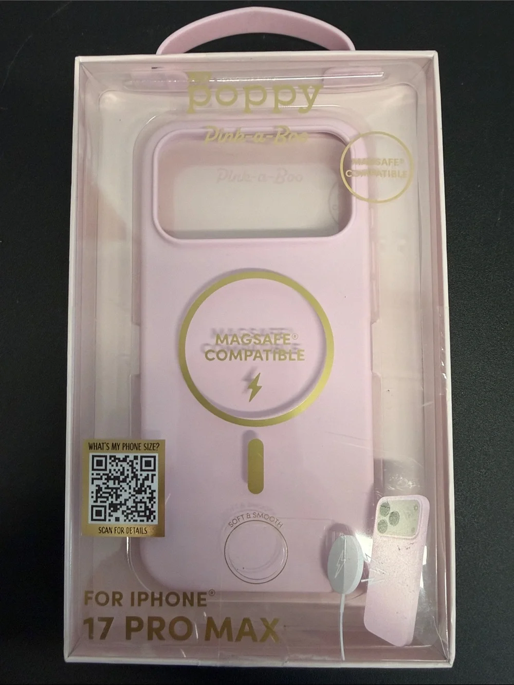 XO Poppy | “Pink-a-Boo” Pink iPhone 17 Pro Max MagSafe Case
